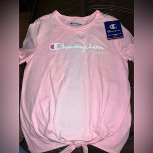 Kids (girls) champion tee shirt